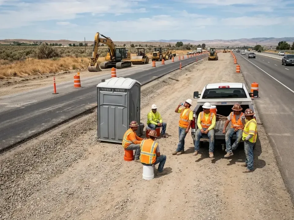 highway-road-construction-crew-007 — frequently asked questions, Porta Potty and Restroom Rentals in Lake Wisconsin, WI